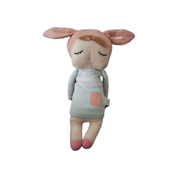 MeToo Baby Rag Doll Soft Plush Bunny Rabbit Ears Nava Delle by Kiddio Bunny Gift - Picture 1 of 6